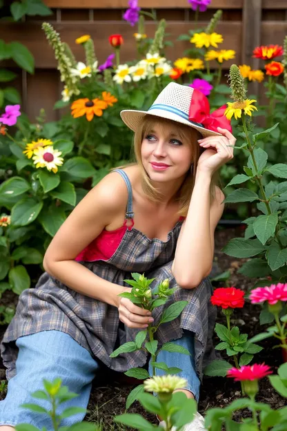 Escapades enchantées de la petite fille du jardin