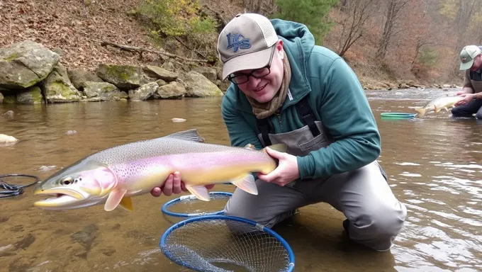 Espèces de poisson du stockage de truites de WV 2025