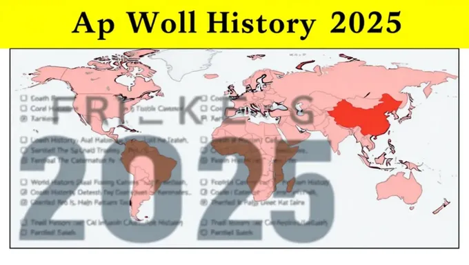 Examen d'histoire du monde de l'AP 2025 dévoilé, étudiants dans la panique