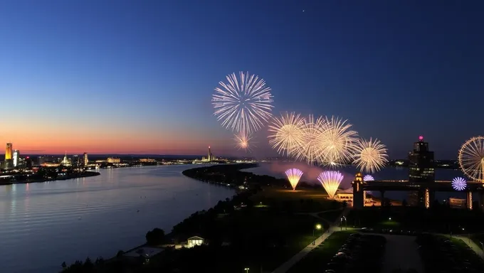 Excelsior Feux d'artifice 2025 présente spectacle de feu d'artifice éblouissant