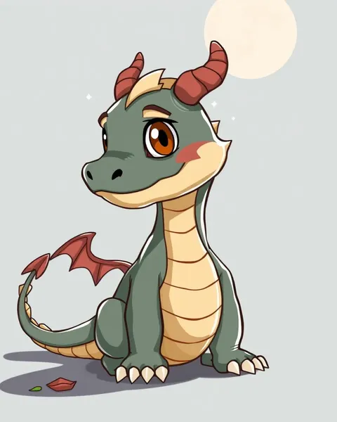 Exemple d'image de dragon cartoon