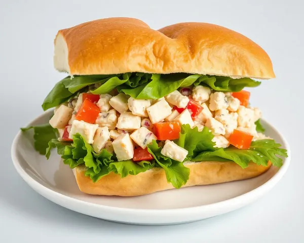 Exemple de fichier PNG de sandwich de thon salade