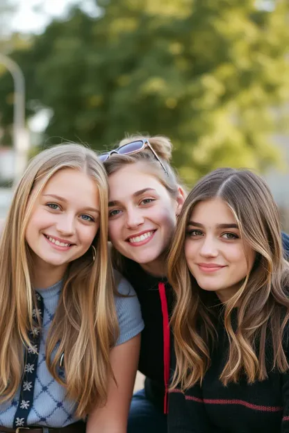 Expériences de vie réelle de filles adolescents candides