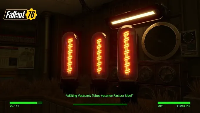 Fallout 76 2025 Tube à vide de quête