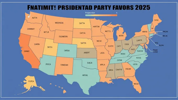 Faveurs de Partie Prévisionnelles pour l'Élection Présidentielle de 2025