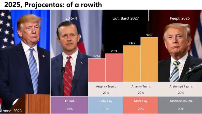 Favors de parti projetés pour les candidats présidentiels de 2025