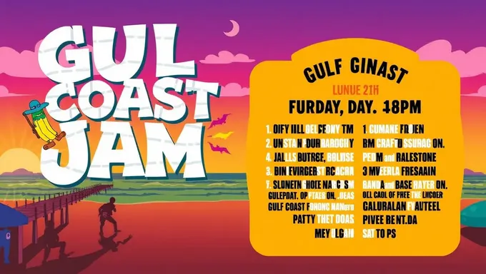 Festival de musique Gulf Coast Jam 2025