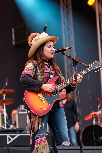 Festival de musique country de Tuah Hawk Girl, identique à la fois