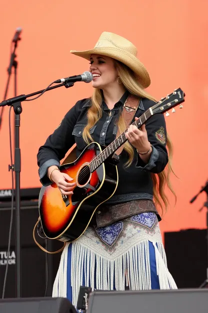 Festival de musique country de la fille de Tuah Hawk, répétition