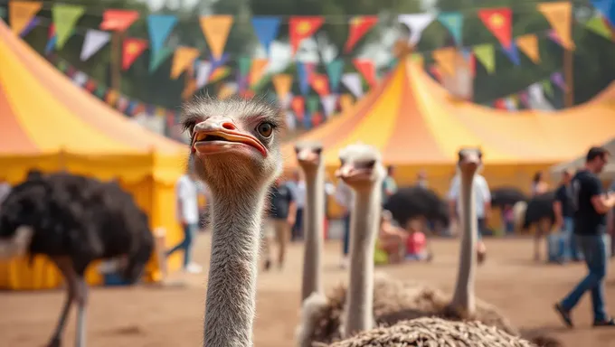 Festival des ostriches 2025 : Rejoignez le troupeau pour de la détente