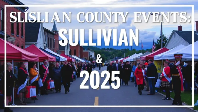 Festivals et activités du comté de Sullivan PA 2025