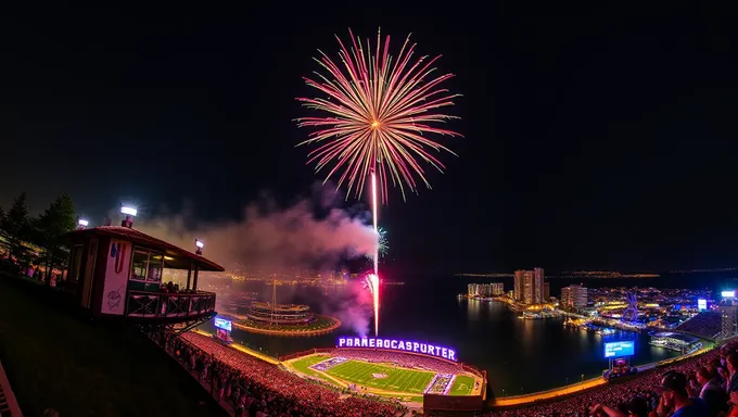 Feu d'artifice de Green Bay 2025 : une célébration d'été