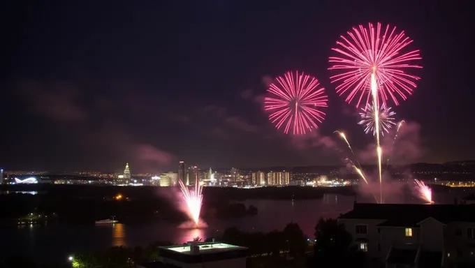 Feux d'artifice Excelsior 2025 éclaire le horizon