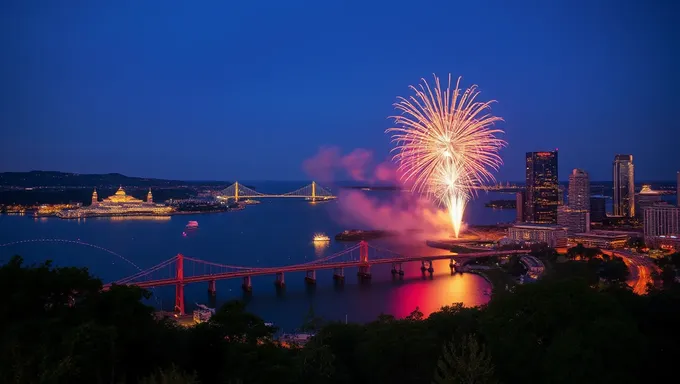 Feux d'artifice du Michigan 2025 : Les meilleurs points de vue révélés