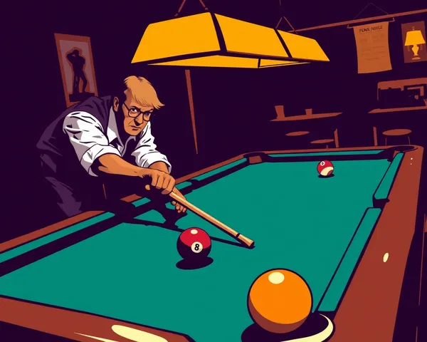 Fichier PNG d'un joueur de billard