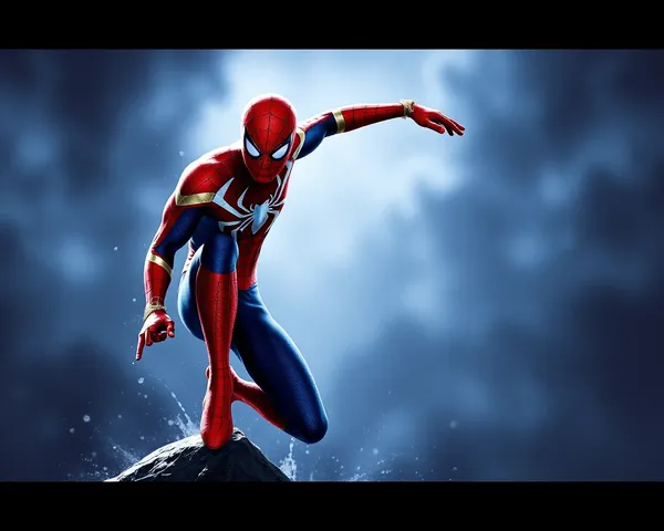 Fichier PNG de Spiderman trouvé en ligne