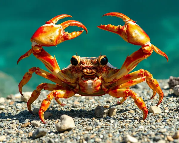 Fichier PNG de crab, explication d'image fournie