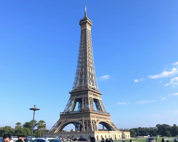 Fichier d'image de la Tour Eiffel en PNG stocké