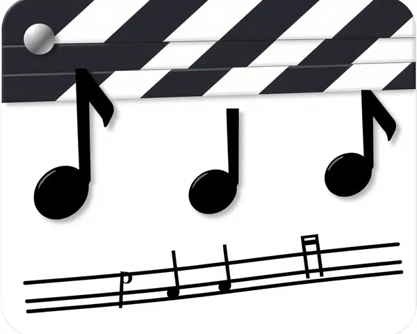 Fichier de format PNG avec bordure de note de musique