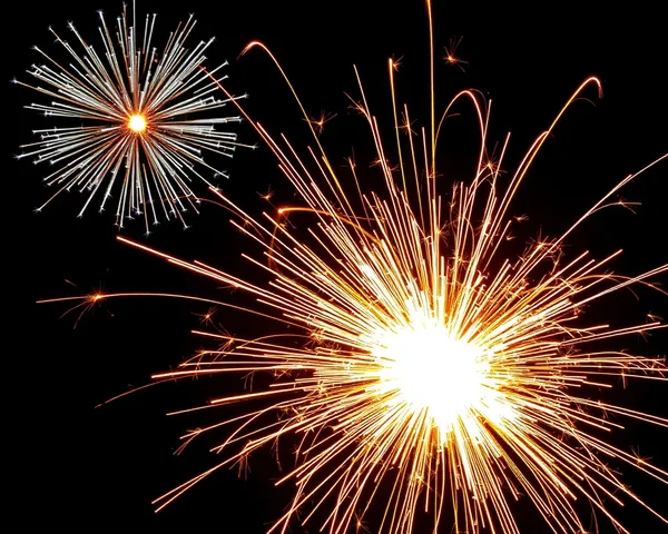 Fichiers PNG de feu d'artifice gratuits pour projets personnels