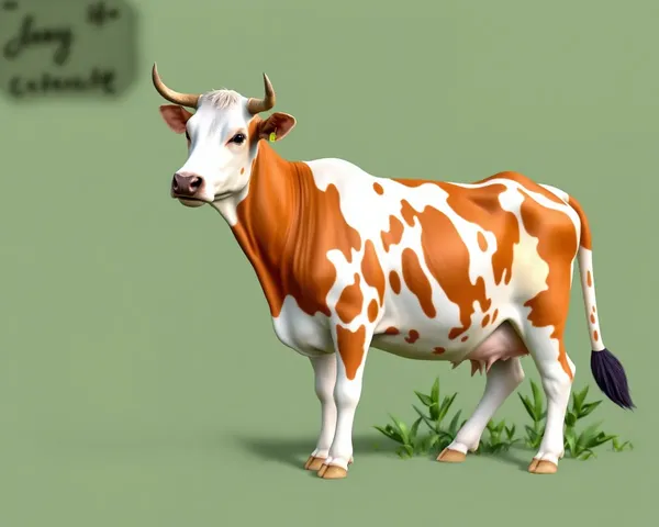 Format PNG de posture de chat et de vache