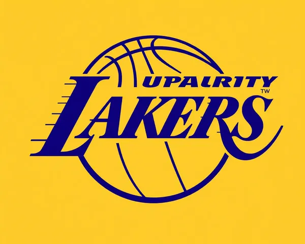 Format d'explication de fichier PNG de logo des Lakers