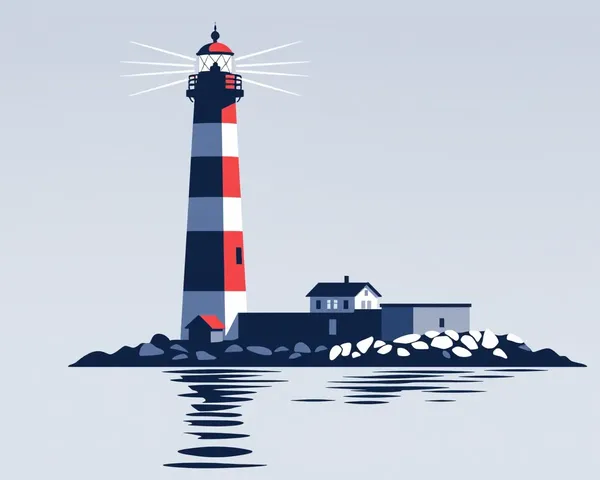 Format de PNG de phare graphique