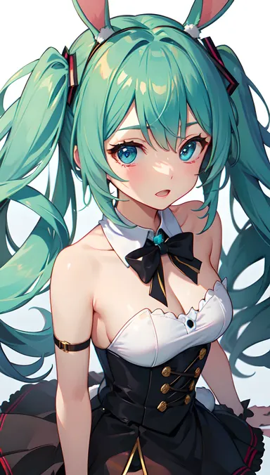 Fureur fanatique de Trou noir de lapin Miku