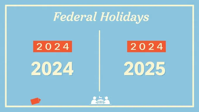 Fériés Fédéraux 2024 et 2025 Calendrier Disponible