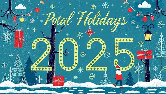 Fêtes postales 2025 : Fêtes officiellement déclarées