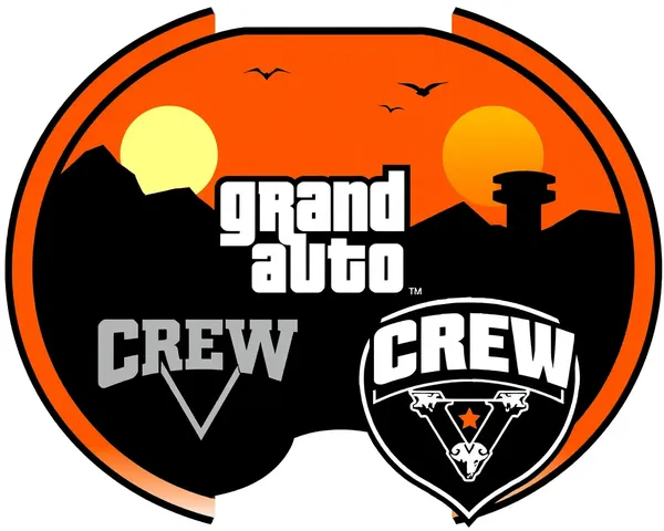 GTA Online Crew Logos PNG for Customization - Logos de crew GTA en ligne en format PNG pour personnalisation