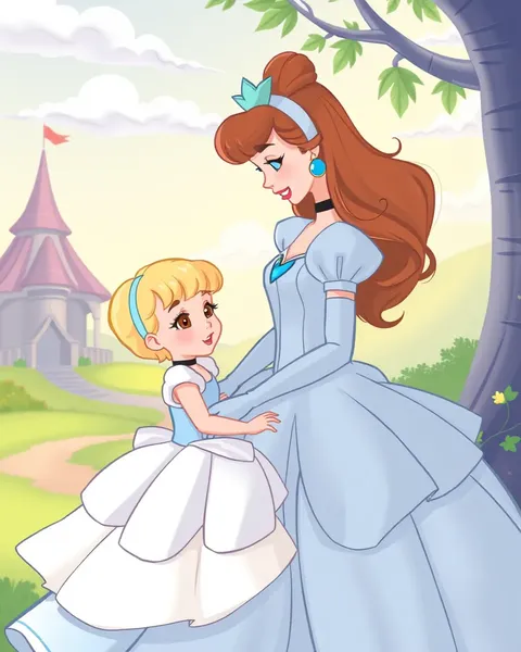 Galerie d'images de cartoon classiques de Cendrillon