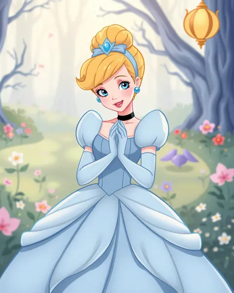 Galerie d'images de costumes de personnages de cartoons de Cendrillon