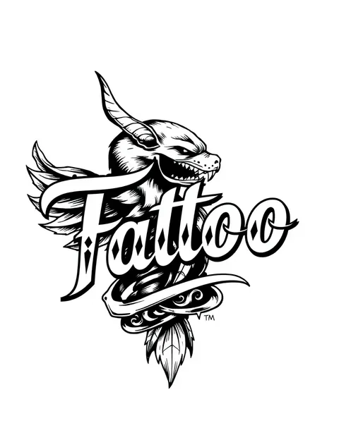 Galerie de designs de police de tatouage classique