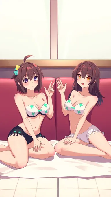 Gifs de seins qui sautent de l'anime : animation de gifs de seins qui sautent