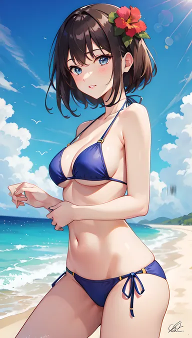 Hentai bikini : Images et vidéos de hentai bikini sexy