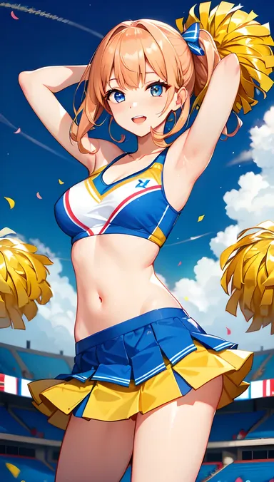 Hentai de Cheerleader : Avertissement de Contenu Éxplicit