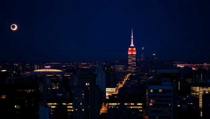 Heure de l'éclipse 2025 à New York City confirmée