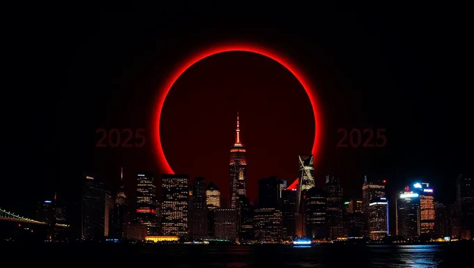 Heure de l'éclipse à New York City 2025 révélée