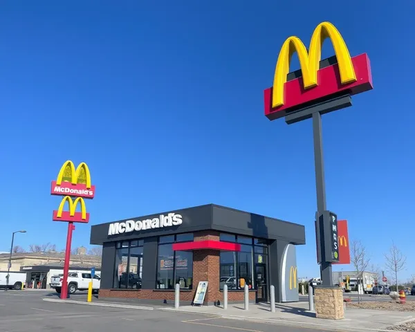 Heures d'ouverture de magasin McDonald's en format PNG