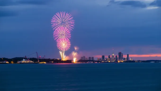 Heures de spectacle de feux d'artifice de l'île de Rhode 2025 annoncées