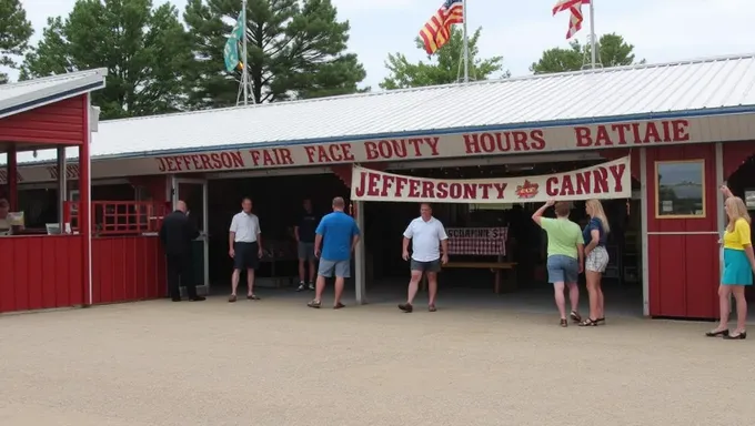 Heures du Foire du Comté de Jefferson WI 2025 Programme