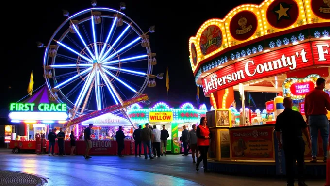 Heures du foire du comté de Jefferson WI 2025 informations