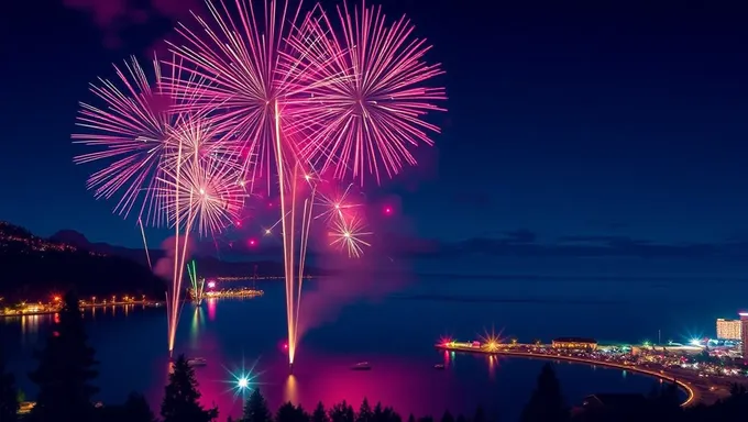 Horaires de feux d'artifice du 4 juillet à Lake Tahoe 2025