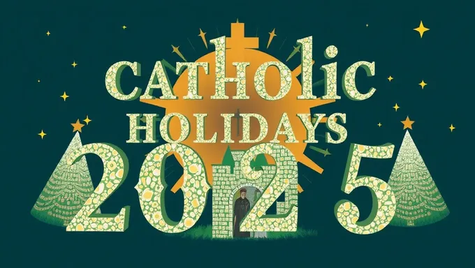 Horaires des fêtes catholiques pour 2025 maintenant disponibles