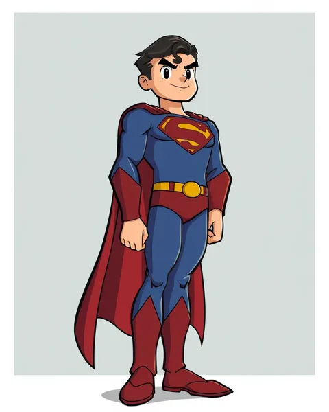 Héritage photographique de cartoon de Superman préservé