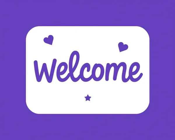 Icon de message de bienvenue en format PNG nécessaire