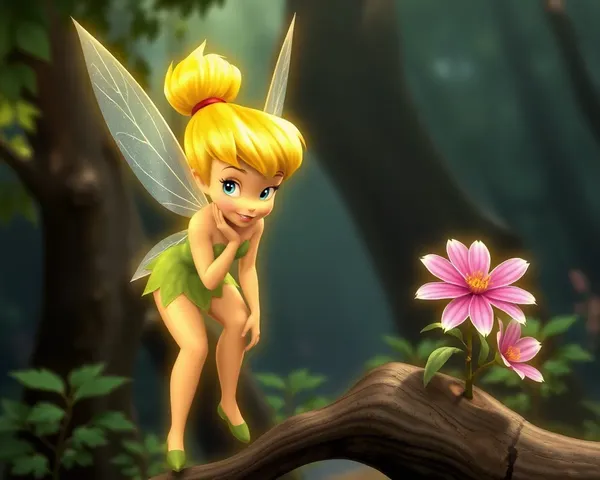 Icone d'art graphique de Tinkerbell en PNG