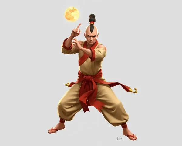 Icone de Moine Shaolin PNG : figure iconique du bouddhisme