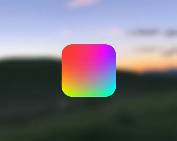 Icone de couleur gradient en PNG pour la conception graphique